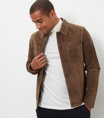 brown suede cardigan