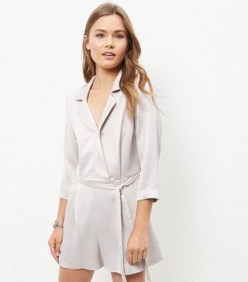 grey jumpsuit new look