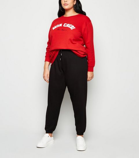 Curves Black Joggers