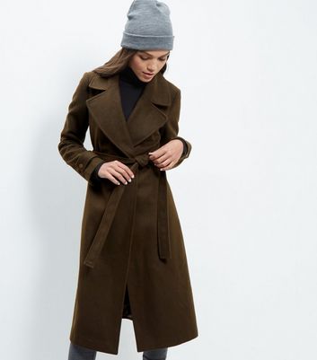 new look wrap coat