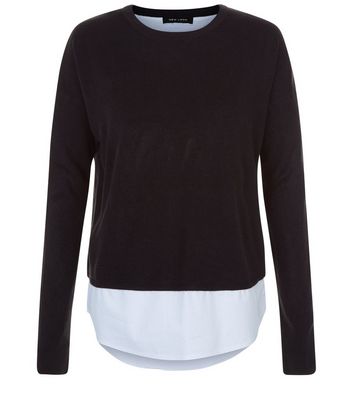 new look 2 in 1 shirt jumper