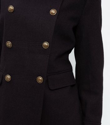 Womens Navy Military Pea Coat - Tradingbasis