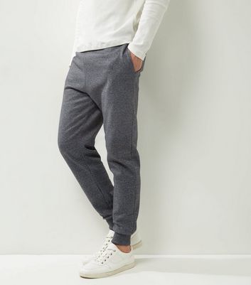 grey marl joggers mens