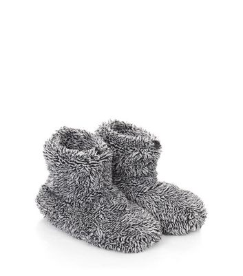 mens fleece slipper boots