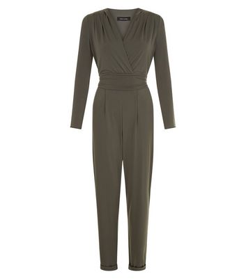 long sleeve jumpsuit new look