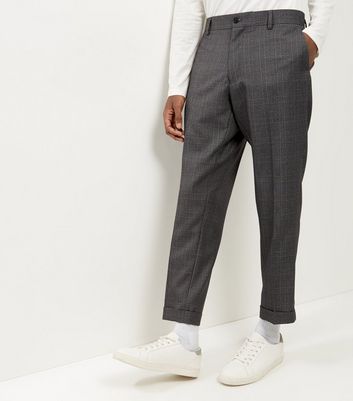 cropped suit trousers mens