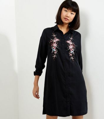 new look embroidered dress