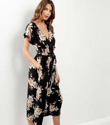 tie waist culotte jumpsuit