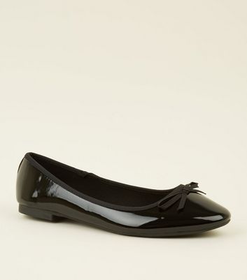 new look shoes black flats