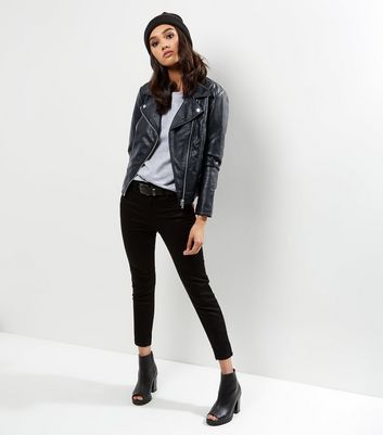 new look petite leather jacket