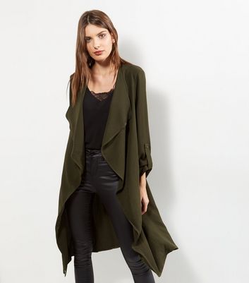 Longline waterfall coat hotsell