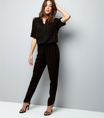 black shirt jumpsuit