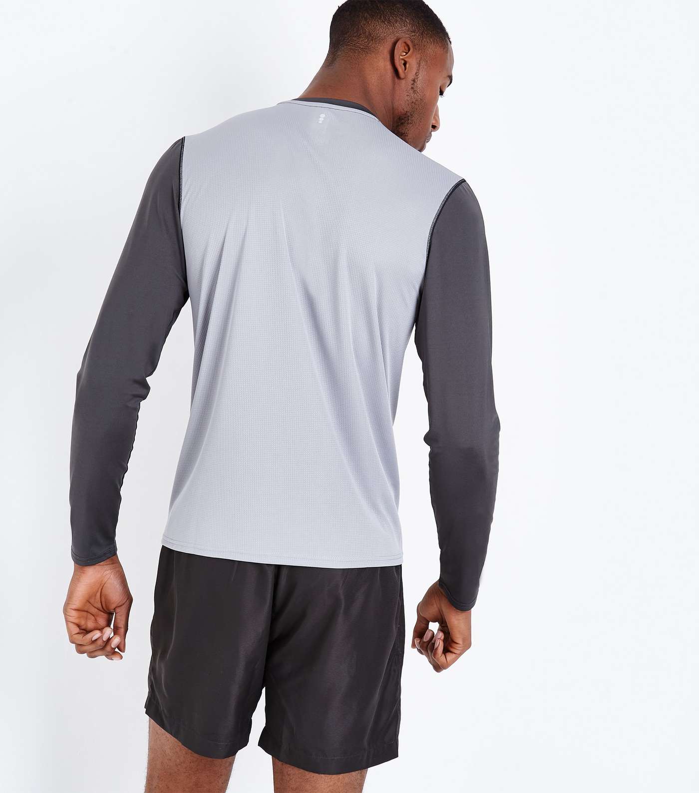 Grey Running Shorts Image 3