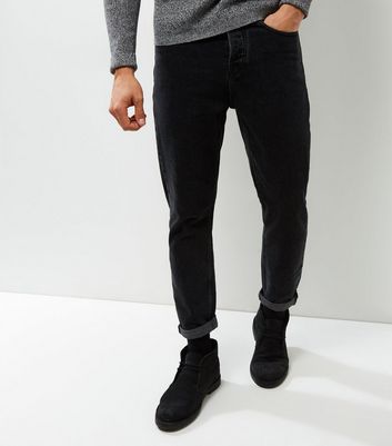 new look mens black jeans