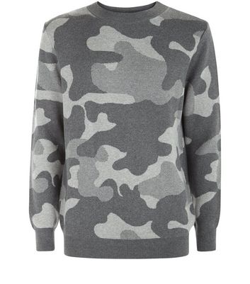 mens camo jumper