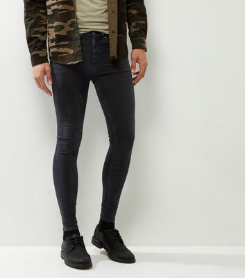 men's extreme super skinny ripped jeans