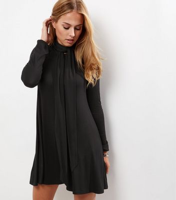 long black tunic dress