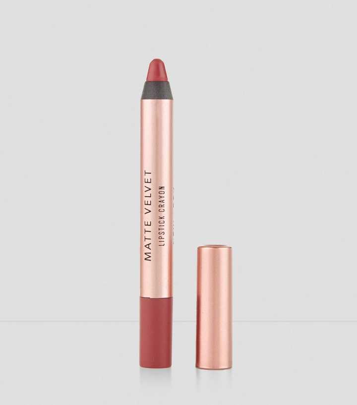 Coral Velvet Matte Lipstick Crayon 