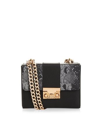 new look snakeskin bag