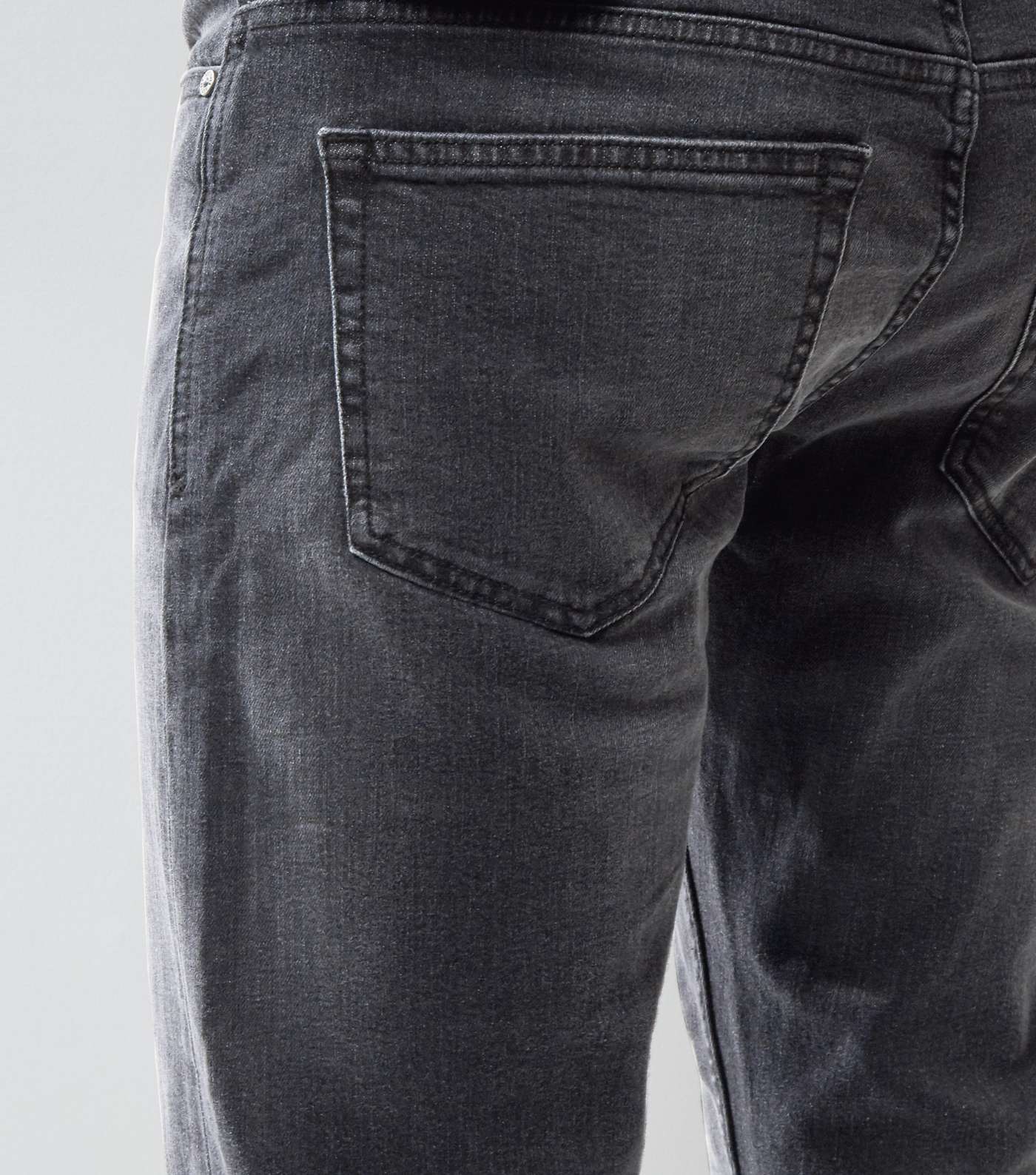 Grey Slim Leg Jeans Image 5