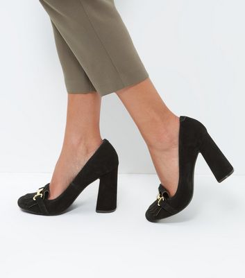 mocassin a talon femme