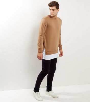 split hem sweatshirt