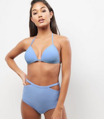 pale blue bikini bottoms