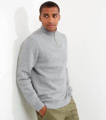 funnel neck zip up sweatshirt