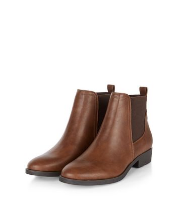 new look tan chelsea boots