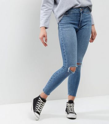 petite ankle grazer jeans