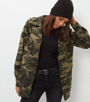 new look army green jacket