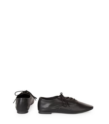 black lace up pumps womens