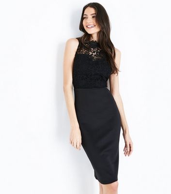 new look lace midi dress