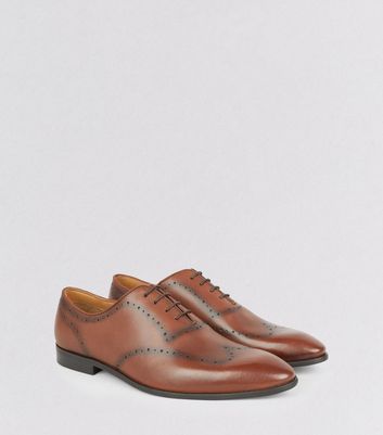Brown Leather Brogues | New Look