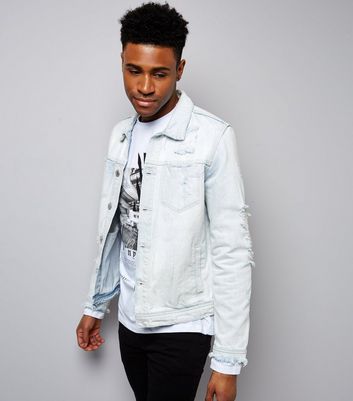 light wash denim jacket mens