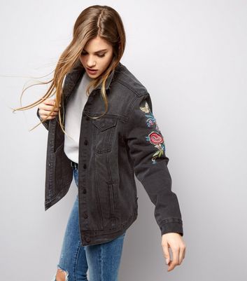 black denim jacket womens new look
