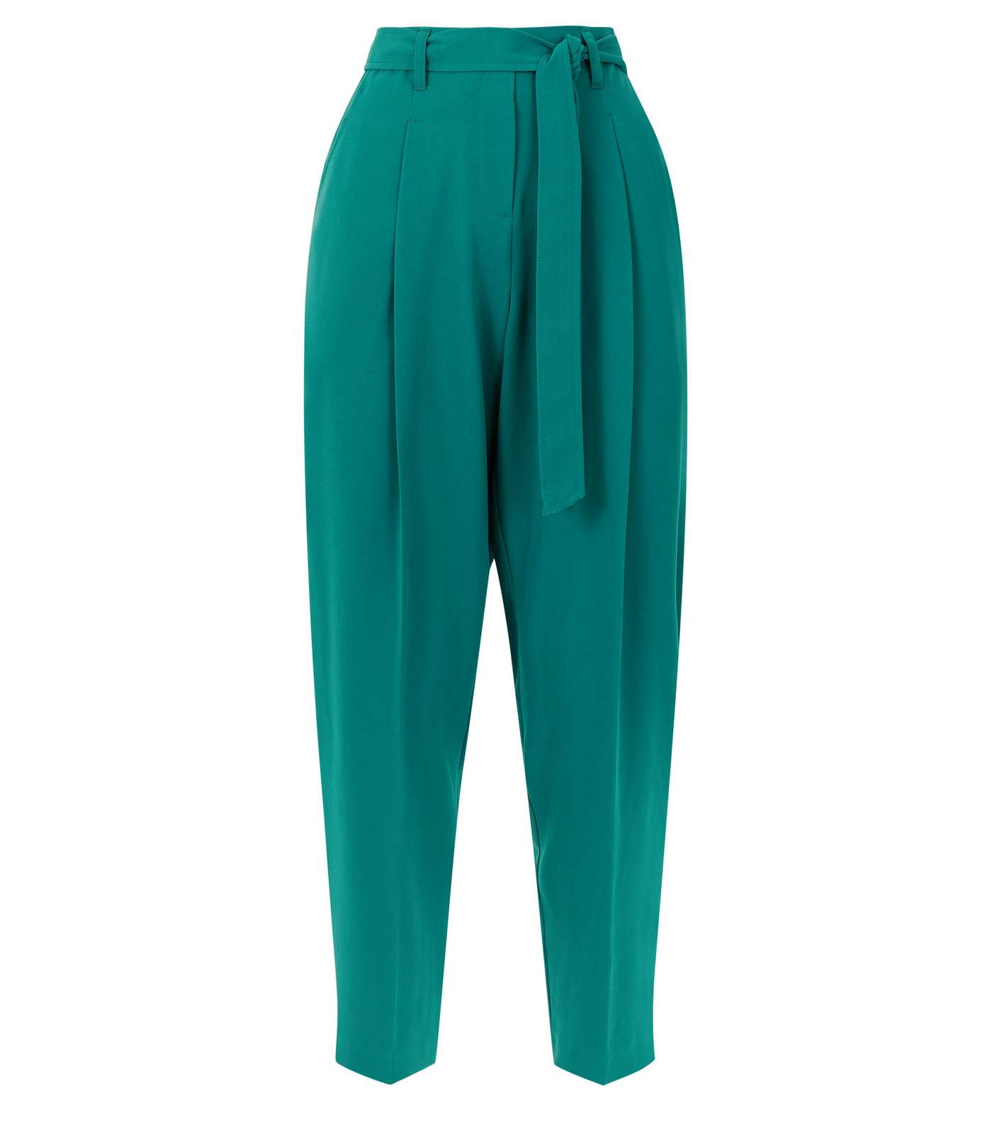 Green Tie Waist Trousers Image 4