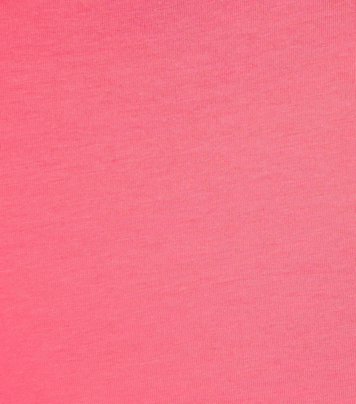 Girls Bright Pink High Neck Cami Image 3