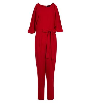 cold shoulder jumpsuit new look