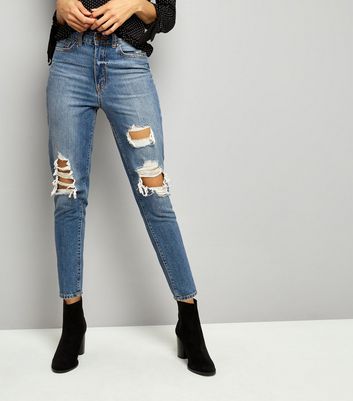 new look black mom jeans