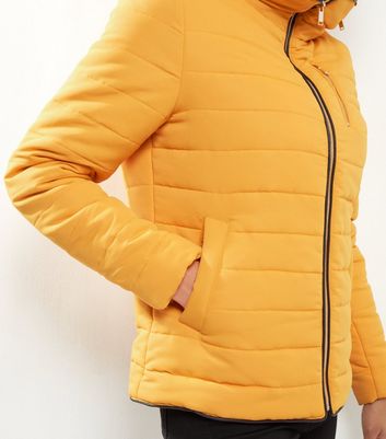 yellow fitted jacket
