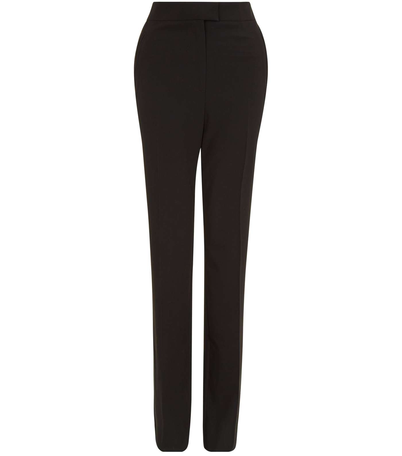 Tall Black Bootcut Suit Trousers Image 4