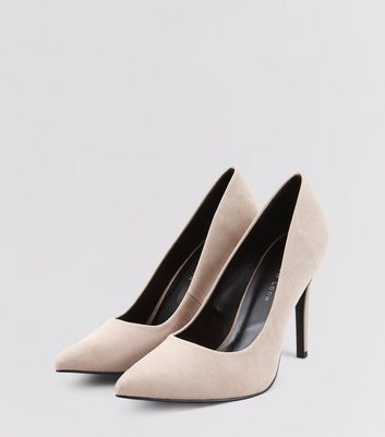 grey court shoes wide fit