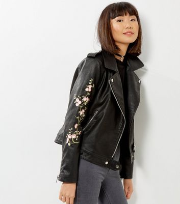 new look biker coat