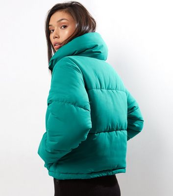 emerald puffer jacket