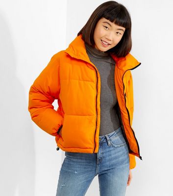 Orange Puffer Jacket | New Look