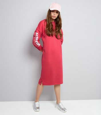 bright jumper dress