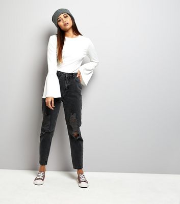 new look tori jeans black