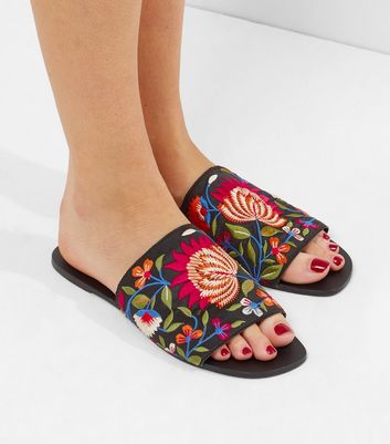 embroidered mules uk