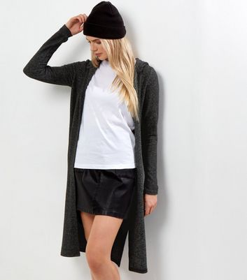 hooded cardigan new look